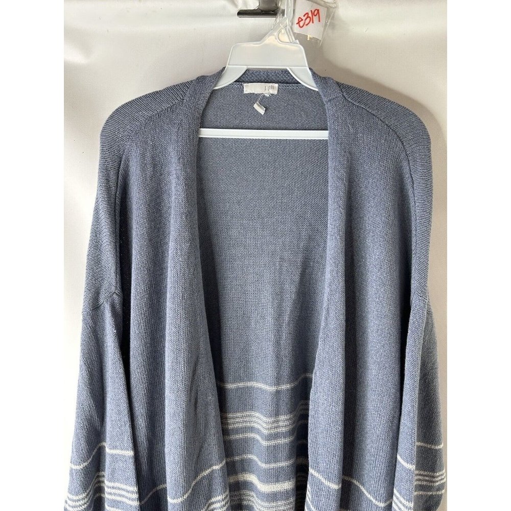 J. Jill Lightweight Color Block Open Cardigan Swe… - image 2